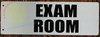 EXAM Room Sign -Two-Sided/Double Sided Projecting, Corridor and Hallway Sign