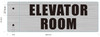 SIGN Elevator Room Sign-Two-Sided/Double Sided Projecting, Corridor and Hallway