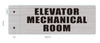 Elevator Mechanical Room -Two-Sided/Double Sided Projecting, Corridor and Hallway
