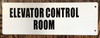 Elevator Control Room -Two-Sided/Double Sided Projecting, Corridor and Hallway