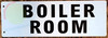 Boiler Room Sign -Two-Sided/Double Sided Projecting, Corridor and Hallway Sign