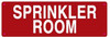 SIGN Sprinkler Room