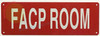 FACP Room Sign