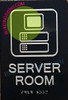 HOTEL ADA SERVER ROOM SIGN