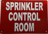 SPRINKLER CONTROL ROOM Signage