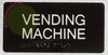 VENDING MACHINE  Tactile Touch Braille