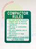 COMPACTOR RULES Signage