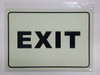 EXIT SIGN - PHOTOLUMINESCENT GLOW IN THE DARK SIGN
