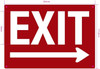 Exit right arrow