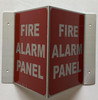 Corridor Fire alarm annunciator Signage-Fire alarm annunciator Hallway Signage -le couloir Line