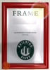 RED Poster Frame 6x9 Inches, snap frame, Outdoor Poster Display Unit Signage