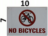 BICYCLE ROOM SIGNS