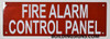 SIGNS FIRE ALARM CONTROL PANEL