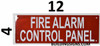 FIRE ALARM CONTROL PANEL SIGN
