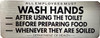 ALL EMPLOYEES MUST WASH HANDS DEPARTMENT OF HEALTH  - NYC RESTURANT