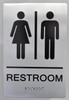 BRAILLE RESTROOM SIGN