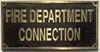 Cast Aluminum  - cast bronze color/cast brass color Signage