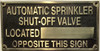 Signage  Cast Aluminum  - cast bronze color/cast brass color