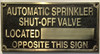 Sign Cast Aluminum  - cast bronze color/cast brass color