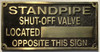 Cast Aluminum  - cast bronze color/cast brass color Sign