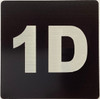 Sign Apartment number 1D