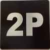 Sign Apartment number 2P