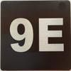 Sign Apartment number 9E