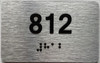 HOTEL ADA APARTMENT NUMBER 812 SIGN