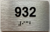 ADA APARTMENT NUMBER 932 SIGN