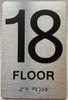 ada Floor number sign