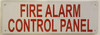 FIRE ALARM CONTROL PANEL SIGN- REFLECTIVE