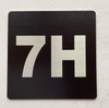 Apartment number 7H  - UNIT NUMBER 7H /SUITE 7H  (BLACK, DOUBLE SIDED TAPE) -Broadway Line