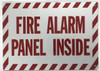 FIRE ALARM PANEL INSIDE SIGN- REFLECTIVE