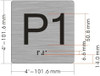 HOTEL ELEVATOR PARKING 1 (P1) FLOOR SIGN