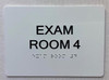 HOTEL DIRECTIONAL SIGN EXAM ROOM NO 4