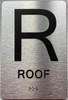 HOTEL DIRECTIONAL SIGN FLOOR NUMBER (ROOF FLOOR)