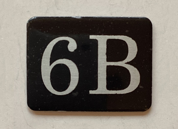 6B Floor Mailbox Number