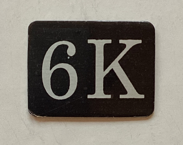 6K Floor Mailbox Number
