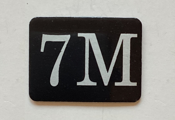 7M Floor Mailbox Number