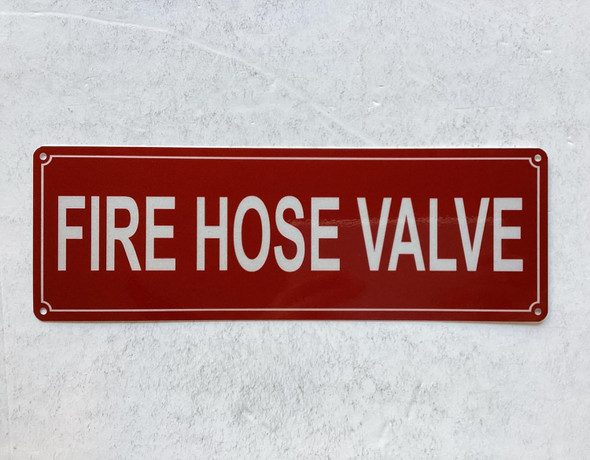 NYC FIRE HOSE VALVE SIGN