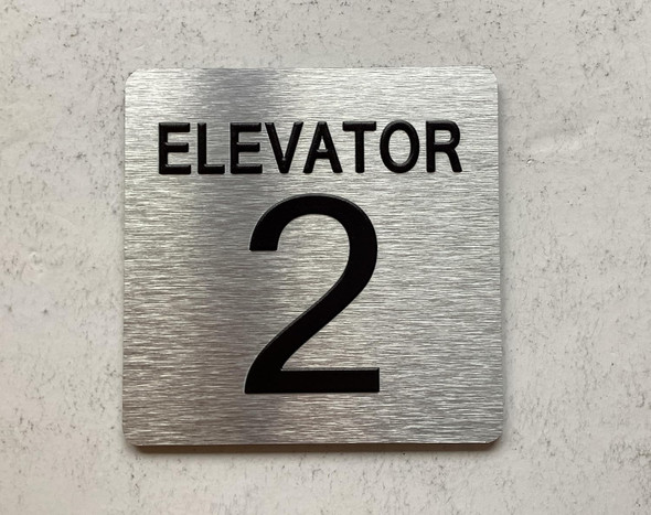 NYC ELEVATOR NUMBER 2 THE PARK AVE LINE SIGN