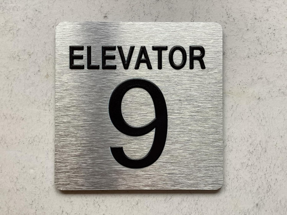 NYC ELEVATOR NUMBER 7 THE PARK AVE LINE SIGN