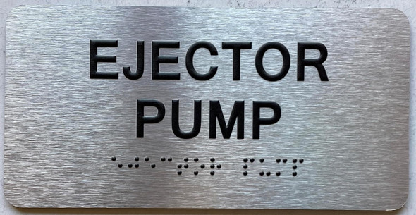 NYC EJECTOR PUMP SIGN WITH RAISED LETTERS THE PARK AVE LINE