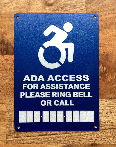 NYC ADA ACCESS FOR ASSISTANCE PLEASE RING BELL OR CALL SIGN