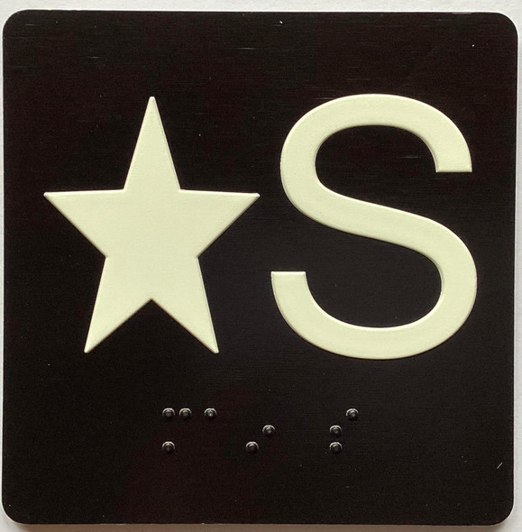 ELEVATOR FLOOR NUMBER THE LEXINGTON AVE LINE (STAR S- STAR STREET) SIGN