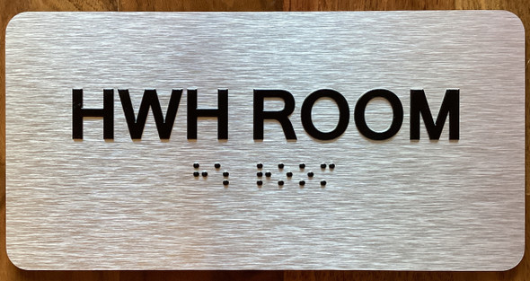 HWH Room Sign with Raised Letters & Grade 2 Sign