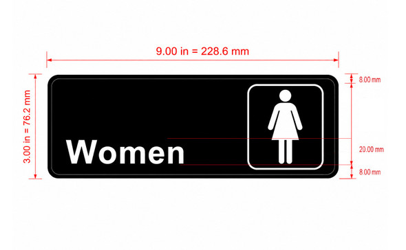 WOMEN Restaurant Hpd Sign