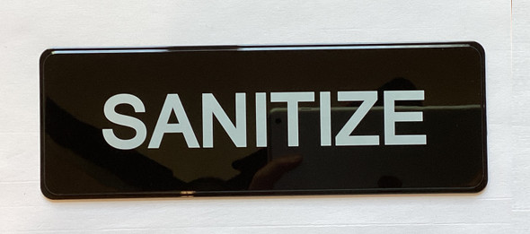 SANITIZE Restaurant Hpd Sign
