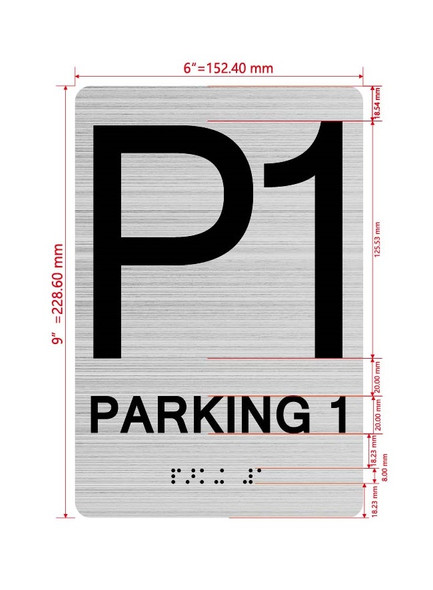 FLOOR P1 - PARKING 1 Hpd Sign