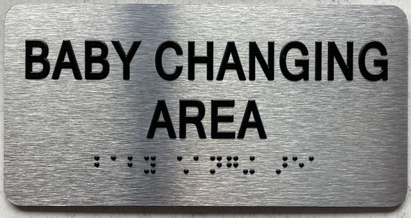 BABY CHANGING AREA Sign